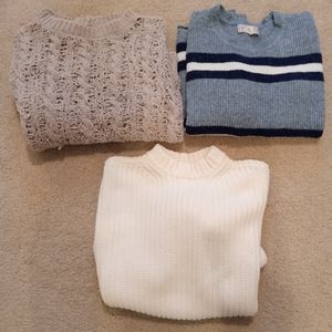 3 Women's Sweaters size Small